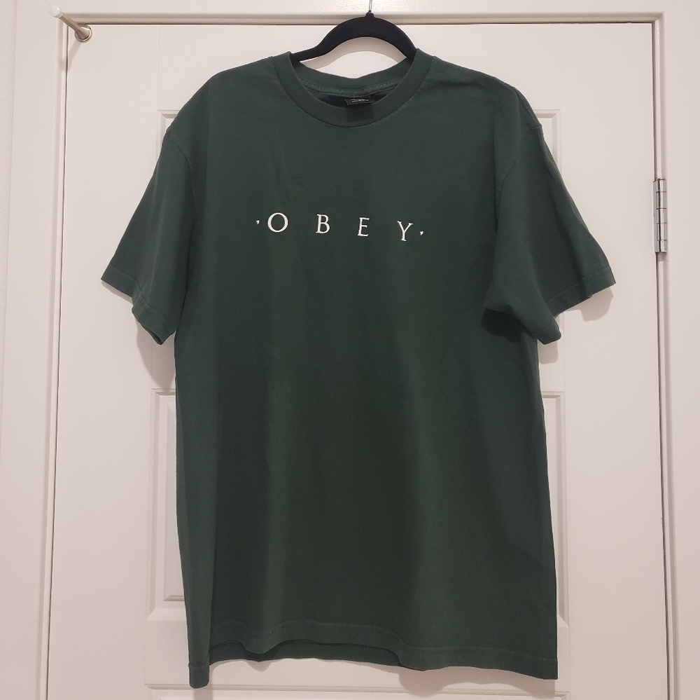 Obey Forest Green Short Sleeve Tee